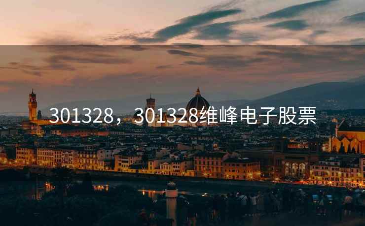 301328，301328维峰电子股票