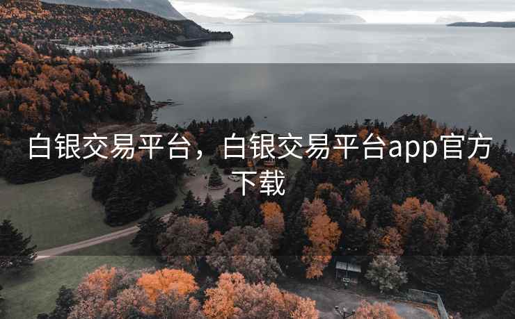 白银交易平台，白银交易平台app官方下载