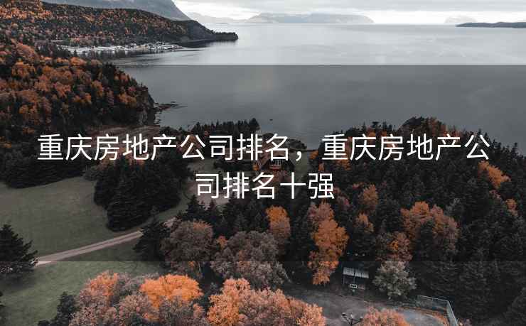 重庆房地产公司排名，重庆房地产公司排名十强